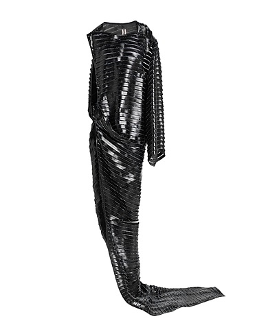 RICK OWENS Denim dress Black 100% Cupro