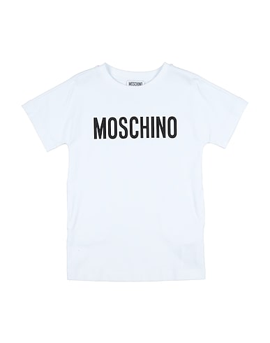 MOSCHINO KID Vestito Bianco 95% Cotone, 5% Elastan