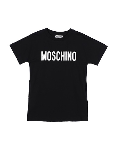 MOSCHINO KID 원피스 & 드레스 블랙 95% 코튼, 5% 엘라스테인
