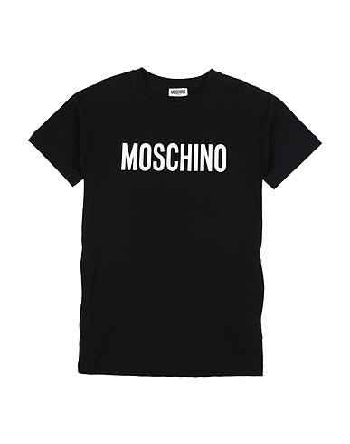 MOSCHINO TEEN ワンピース＆ドレス ブラック コットン 95% / ポリウレタン 5%
