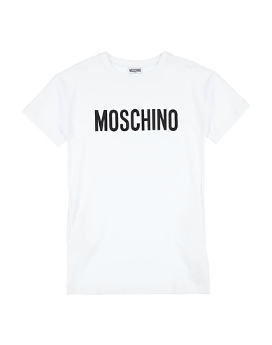 MOSCHINO TEEN ワンピース＆ドレス ホワイト コットン 95% / ポリウレタン 5%