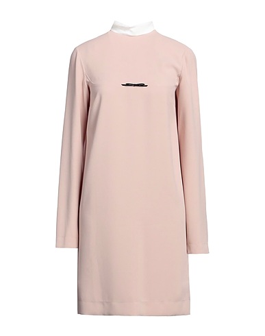 N°21 Kurzes Kleid Beige 100% Polyester, Acetat, Seide