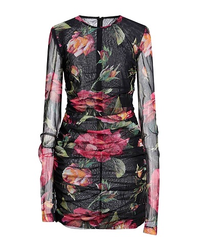 DOLCE&GABBANA Sheath dress Black 90% Polyamide, 10% Elastane