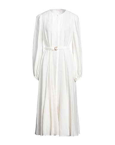CHLOÉ Midi dress White 100% Linen