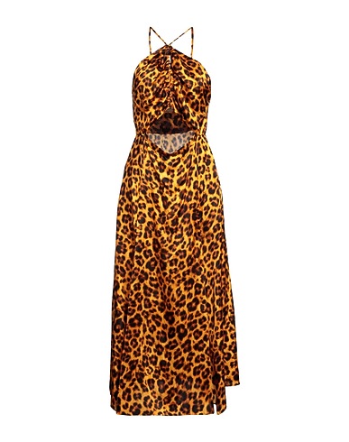 SANDRO Midi dress Camel 100% Viscose