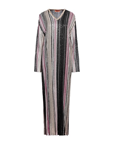 MISSONI Midi dress Black 30% Polyester, 25% Cupro, 25% Polyamide, 20% Viscose