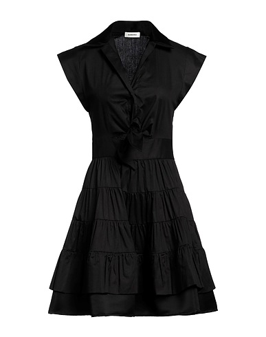SANDRO Shirt dress 100% Cotton, Polyester, Acetate, Mother-of-pearl