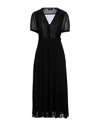 THE KOOPLES Vestito chemisier Nero 100% Viscosa