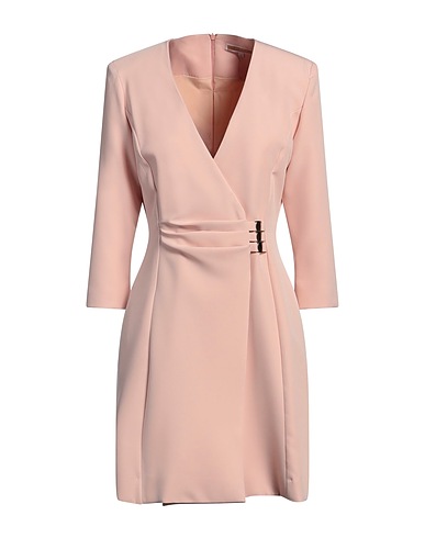 KOCCA Robe courte Rose poudré 91% Polyester, 9% Élasthanne