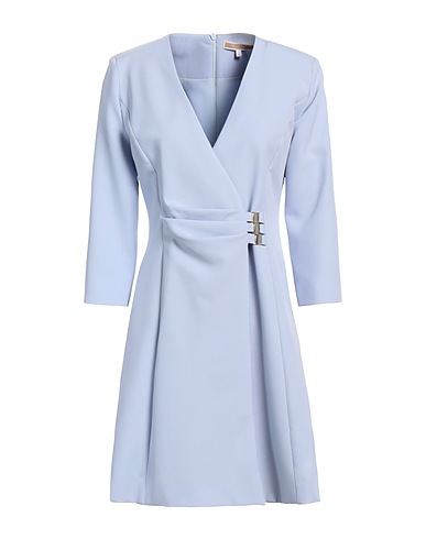 KOCCA Short dress Sky blue 91% Polyester, 9% Elastane