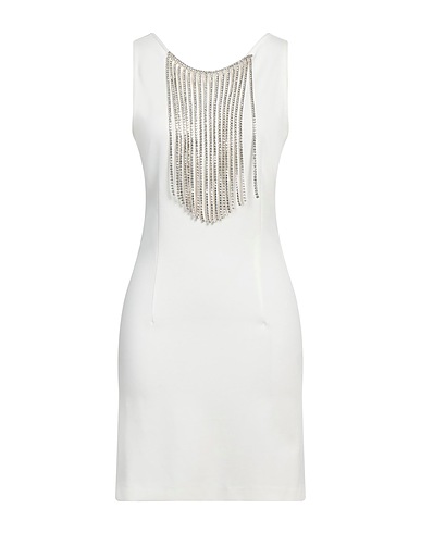 GAëLLE Paris Sheath dress Ivory 60% Viscose, 35% Polyamide, 5% Elastane