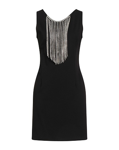 GAëLLE Paris Elegantes Kleid Schwarz 60% Viskose, 35% Polyamid, 5% Elastan