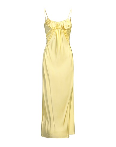 JIL SANDER Long dress Pastel yellow 100% Viscose