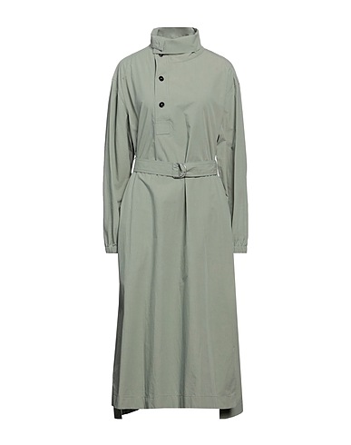 JIL SANDER+ Midi dress Sage green 100% Cotton