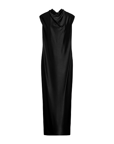 JIL SANDER 롱 원피스 블랙 93% 비스코스, 7% 엘라스테인
