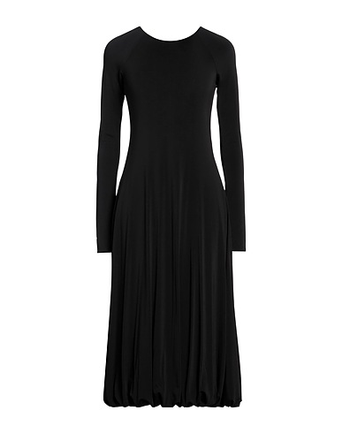 JIL SANDER Vestito midi Nero 94% Viscosa, 6% Elastan