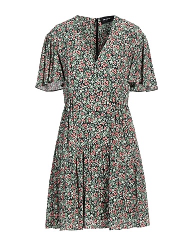 THE KOOPLES Short dress Dark green 100% Viscose
