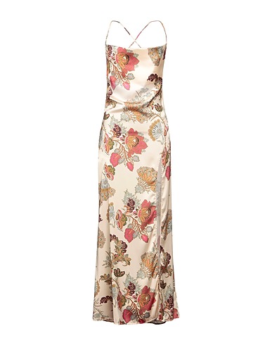 GAëLLE Paris Long dress Cream 100% Polyester