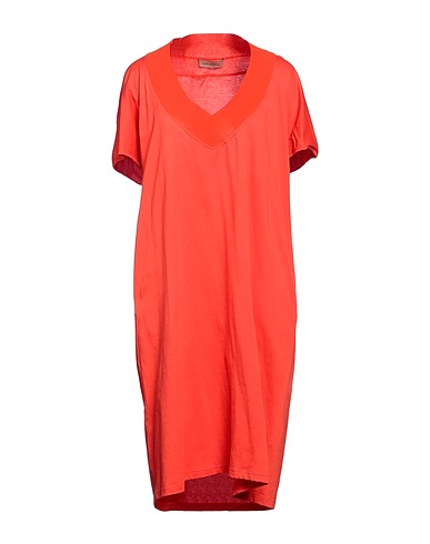 GENTRYPORTOFINO Midi dress Orange 100% Cotton