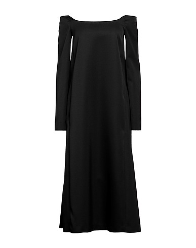 QUIRA Midi dress Black 100% Wool