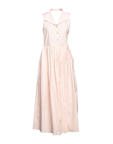 GENTRYPORTOFINO Midi dress Light pink 100% Cotton