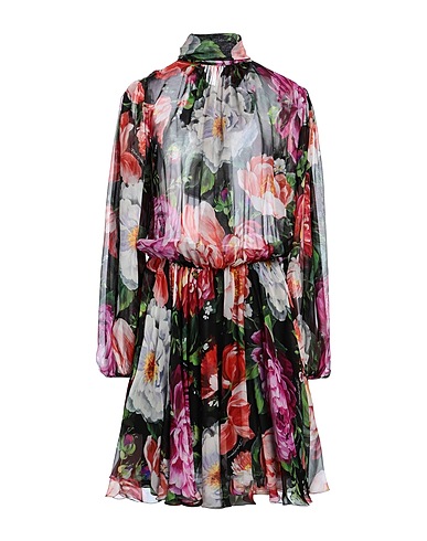 DOLCE&GABBANA Midi dress Black 100% Silk