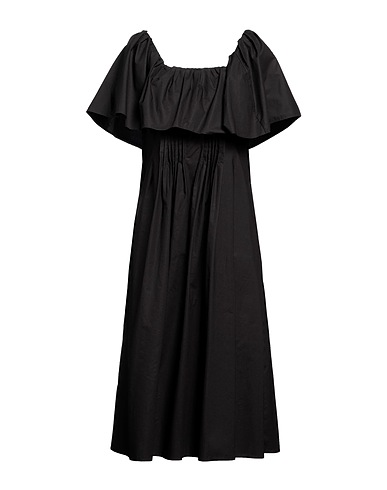 GENTRYPORTOFINO Midi dress Black 100% Cotton