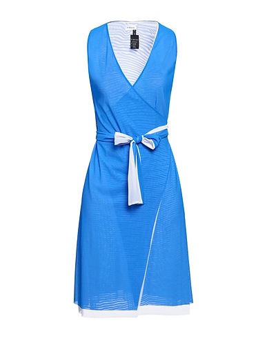 FISICO Short dress Azure 92% Polyamide, 8% Elastane