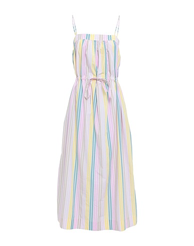 GANNI Long dress Light pink 100% Organic cotton