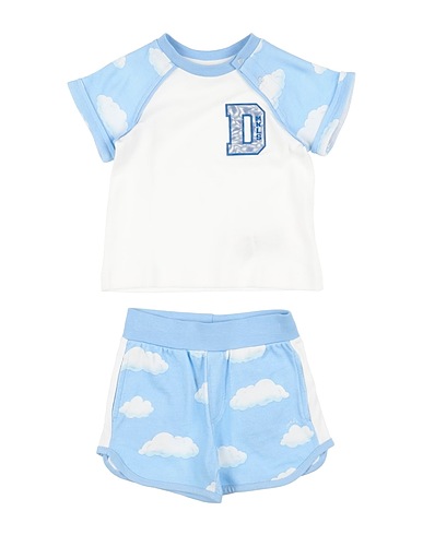 MONNALISA Baby co-ord  Sky blue 100% Cotton
