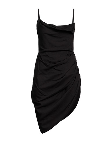 JACQUEMUS Elegant dress LE PAPIER Black 88% Viscose, 12% Polyamide
