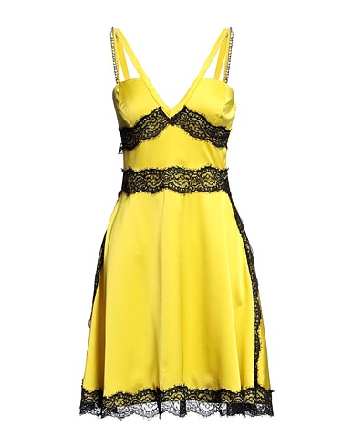 GAëLLE Paris Vestito corto Giallo 100% Poliestere