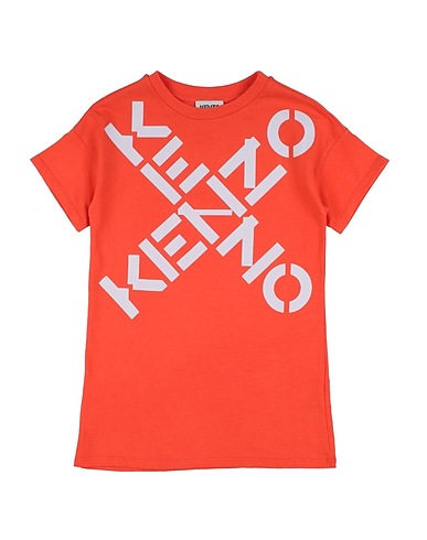 KENZO KIDS Dress 100% Cotton, Elastane