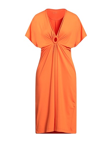 FISICO Midi dress Orange 86% Polyamide, 14% Elastane