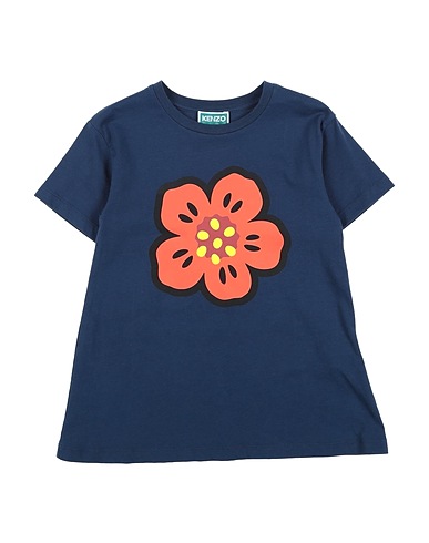 KENZO KIDS Kleid Marineblau 100% Baumwolle