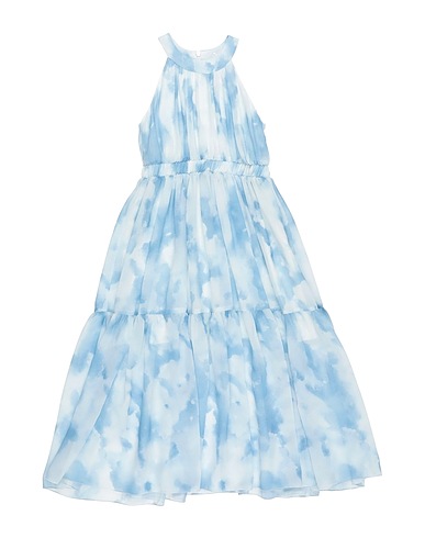 DONDUP Dress Sky blue 100% Polyester