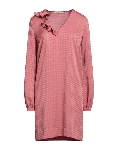 TWINSET Short dress Antique rose 100% Polyester