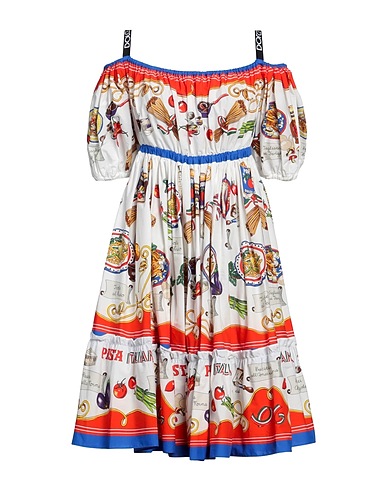 DOLCE&GABBANA Short dress White 100% Cotton