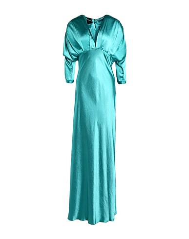 PINKO Long dress Turquoise 100% Polyester