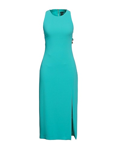 PATRIZIA PEPE SERA Midi dress Green 89% Polyester, 11% Elastane