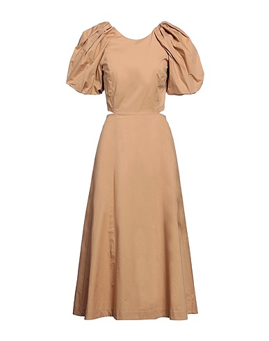PINKO Midi dress Camel 100% Cotton