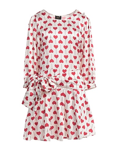 LIU •JO Short dress Ivory 100% Polyester