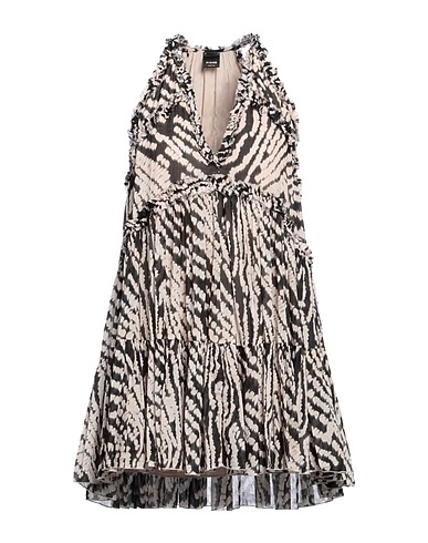PINKO Short dress Ivory 100% Cotton