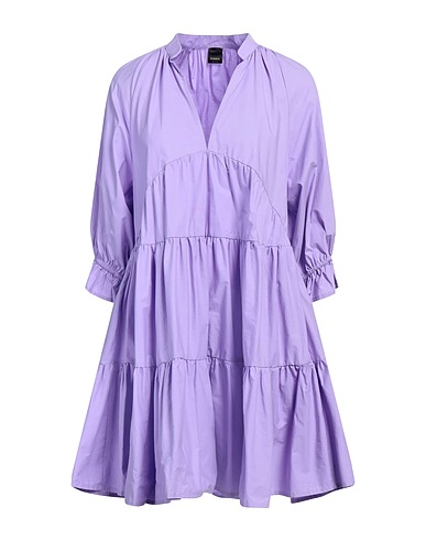 PINKO Kurzes Kleid Lila 100% Baumwolle