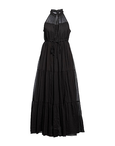 PINKO Long dress Black 100% Cotton