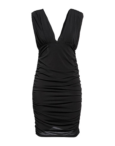 PINKO Sheath dress Black 93% Polyester, 7% Rubber