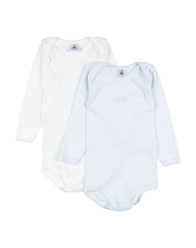PETIT BATEAU Baby bodysuit Sky blue 100% Cotton