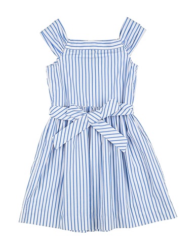 POLO RALPH LAUREN Shirt dress Striped Cotton Poplin Dress 100% Cotton