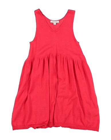 CARAMEL Dress Coral 55% Linen, 45% Cotton
