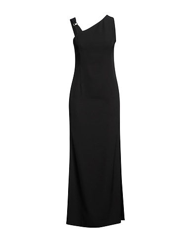 VICOLO Long dress Black 96% Polyester, 4% Elastane
